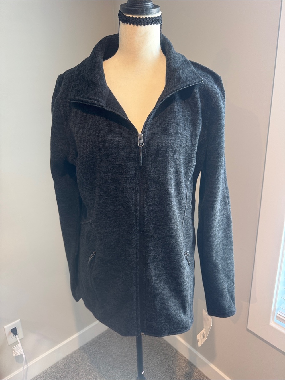 Champion Black Full-Zip Utility Jacket